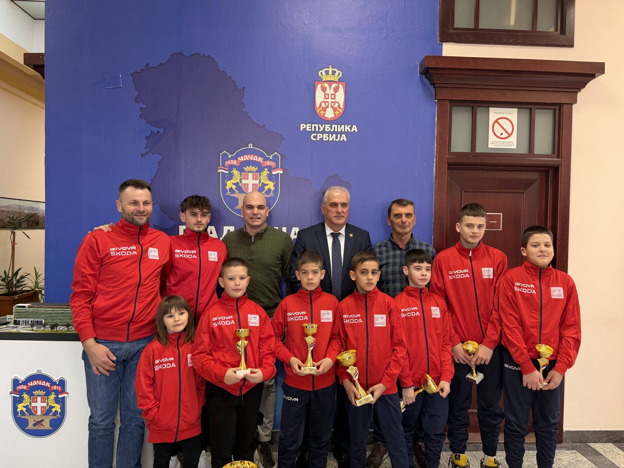 Šampionska sezona BK „Borac“ – Grad upriličio prijem za bicikliste